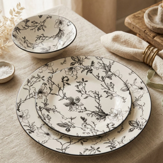 Dinnerware Set - 24 Pcs